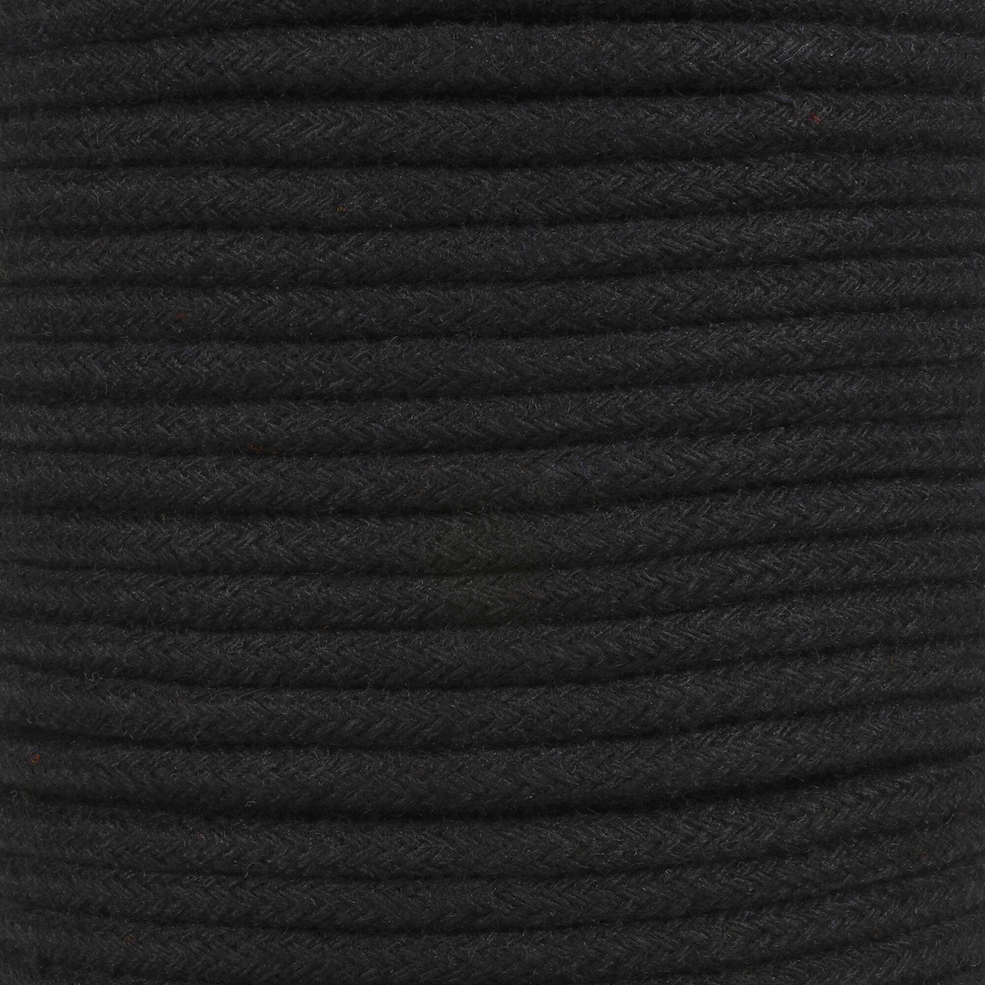 8 Pack: 4mm Black Cotton Macramé Cord by Bead Landing™